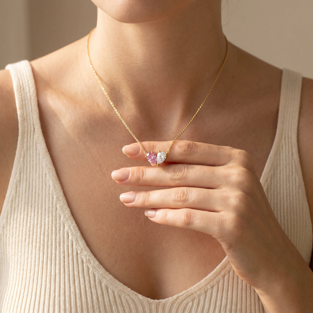 Collier Liora porté