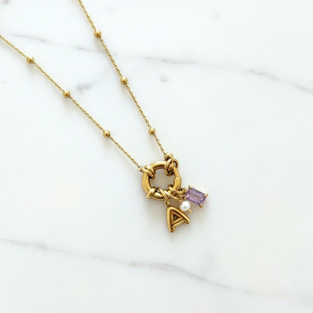 Collier Lettre & Envie