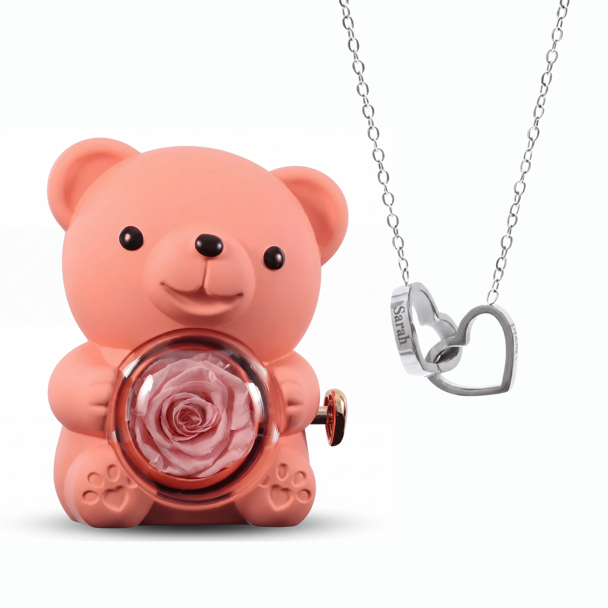 Ours Éternel & Collier Personnalisé