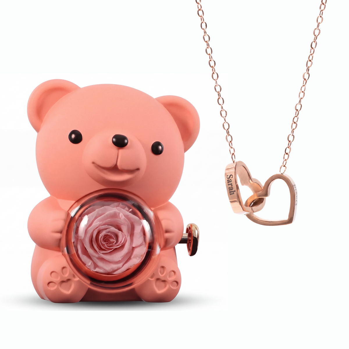 Ours Éternel & Collier Personnalisé