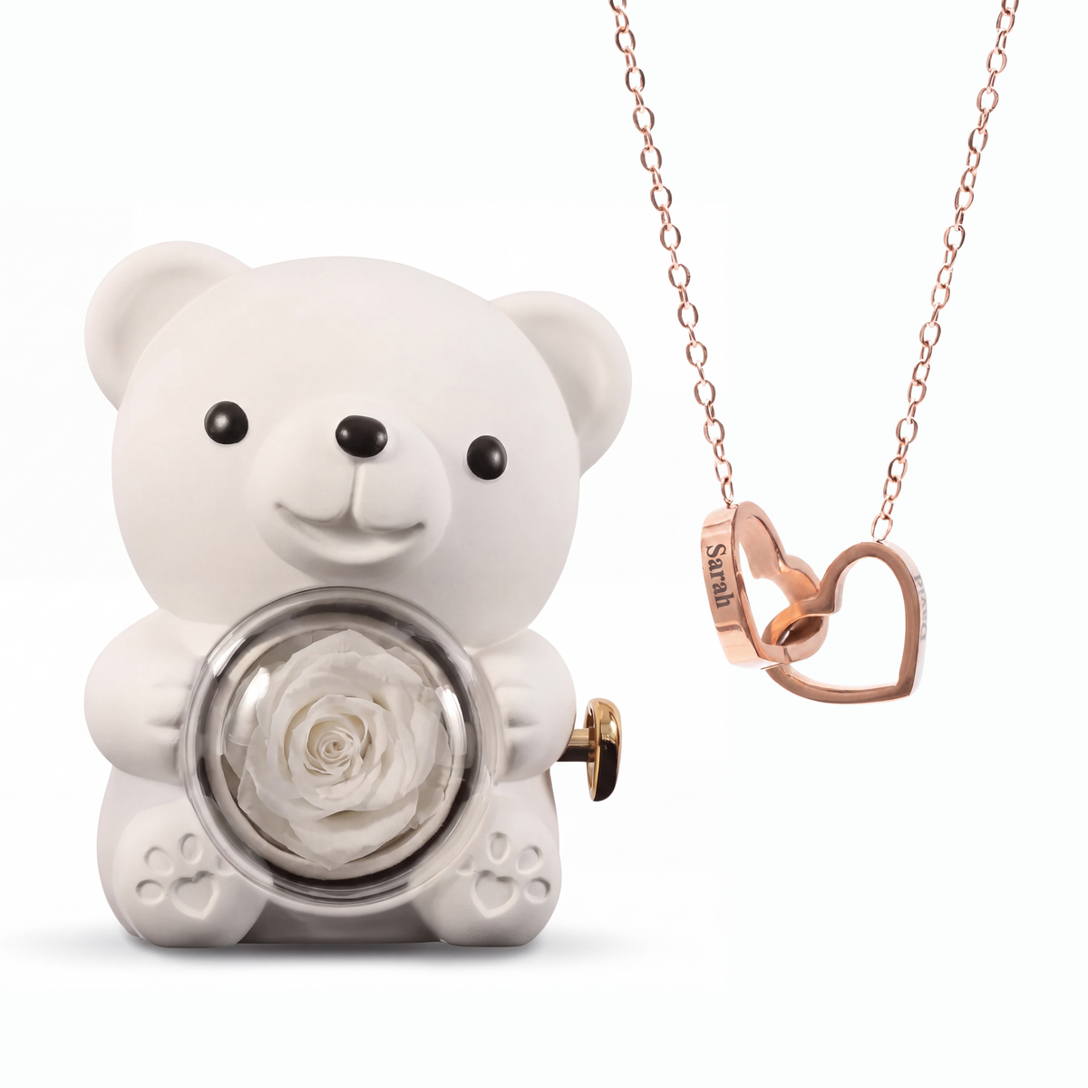 Ours Éternel & Collier Personnalisé