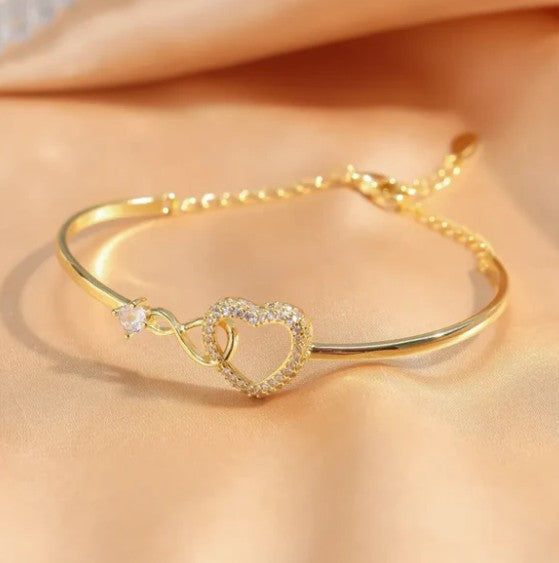 À ma fille – Bracelet Cœur Infini