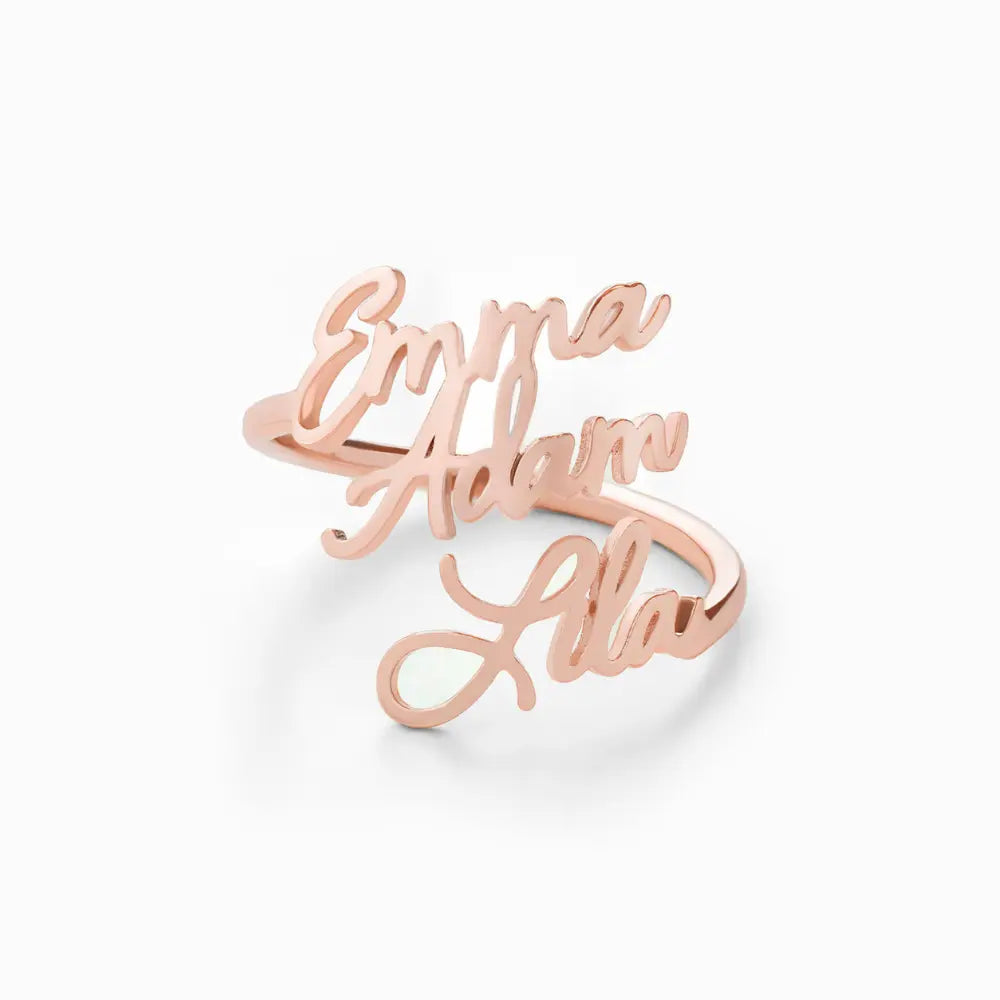 Bague Prénoms Personnalisée