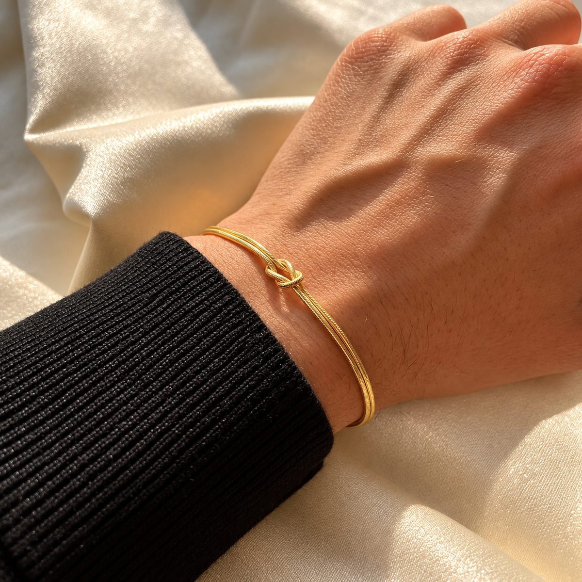 Bracelet Nœud Éternel