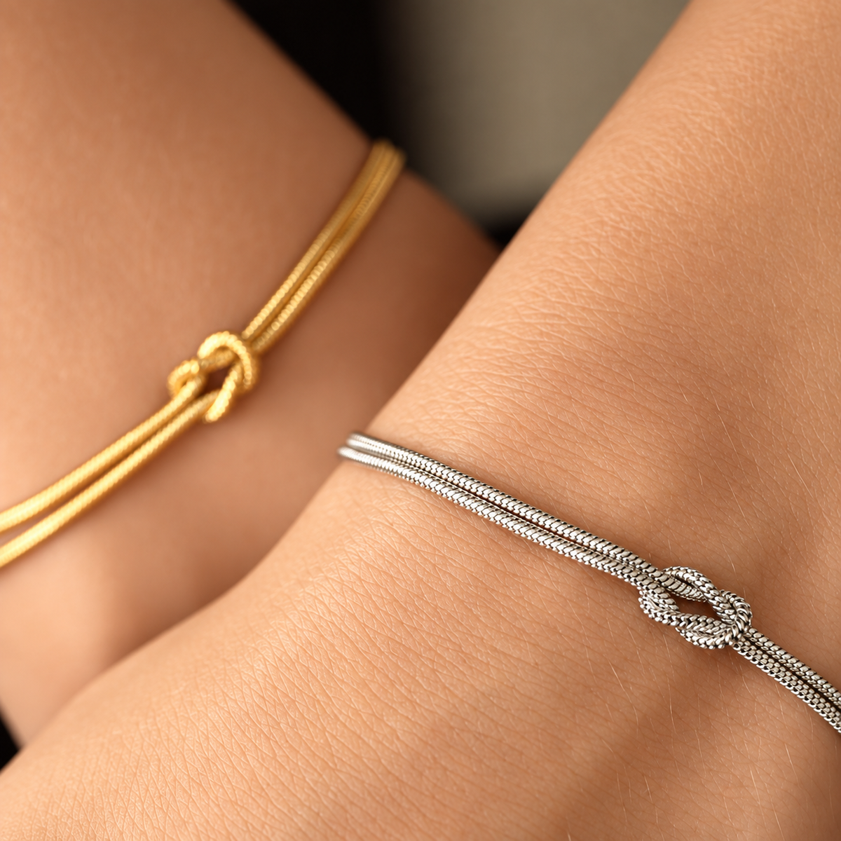 Bracelet Nœud Éternel