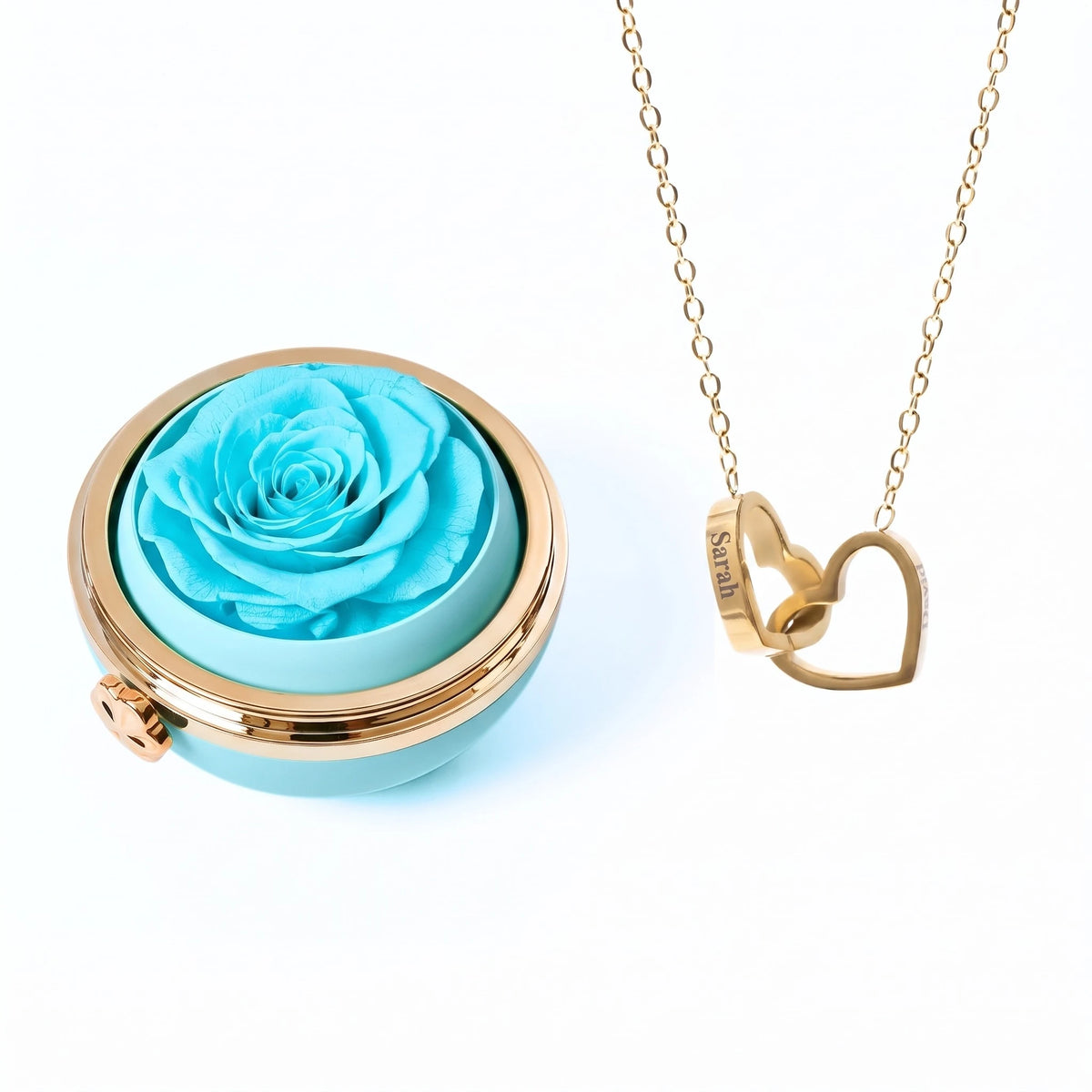 Eternal Passion & Personalized Necklace