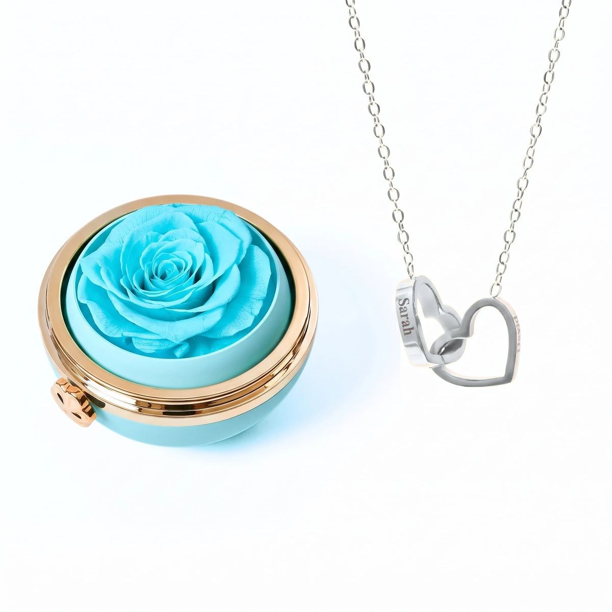 Eternal Passion & Personalized Necklace