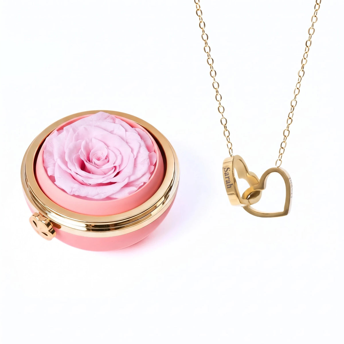 Eternal Passion & Personalized Necklace