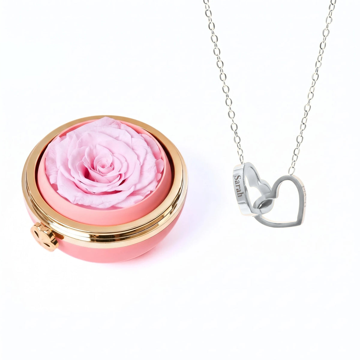 Eternal Passion & Personalized Necklace