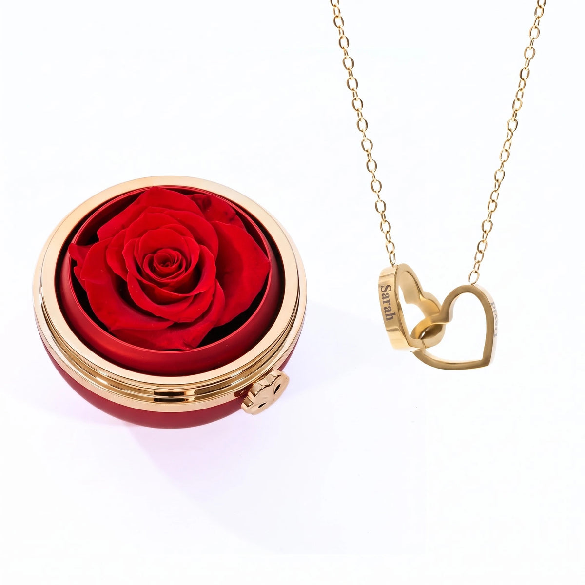 Eternal Passion & Personalized Necklace
