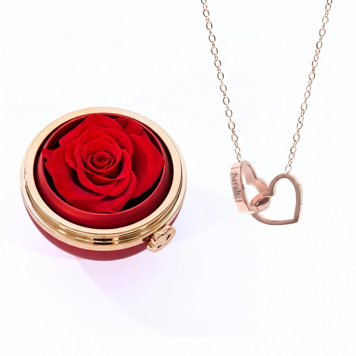Eternal Passion & Personalized Necklace