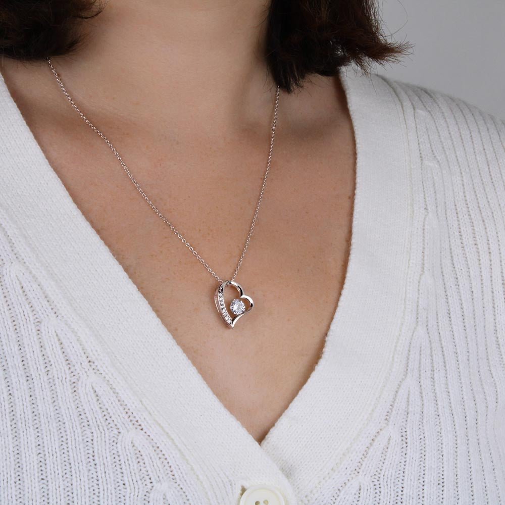 À mon amour – Collier Cœur Éternel