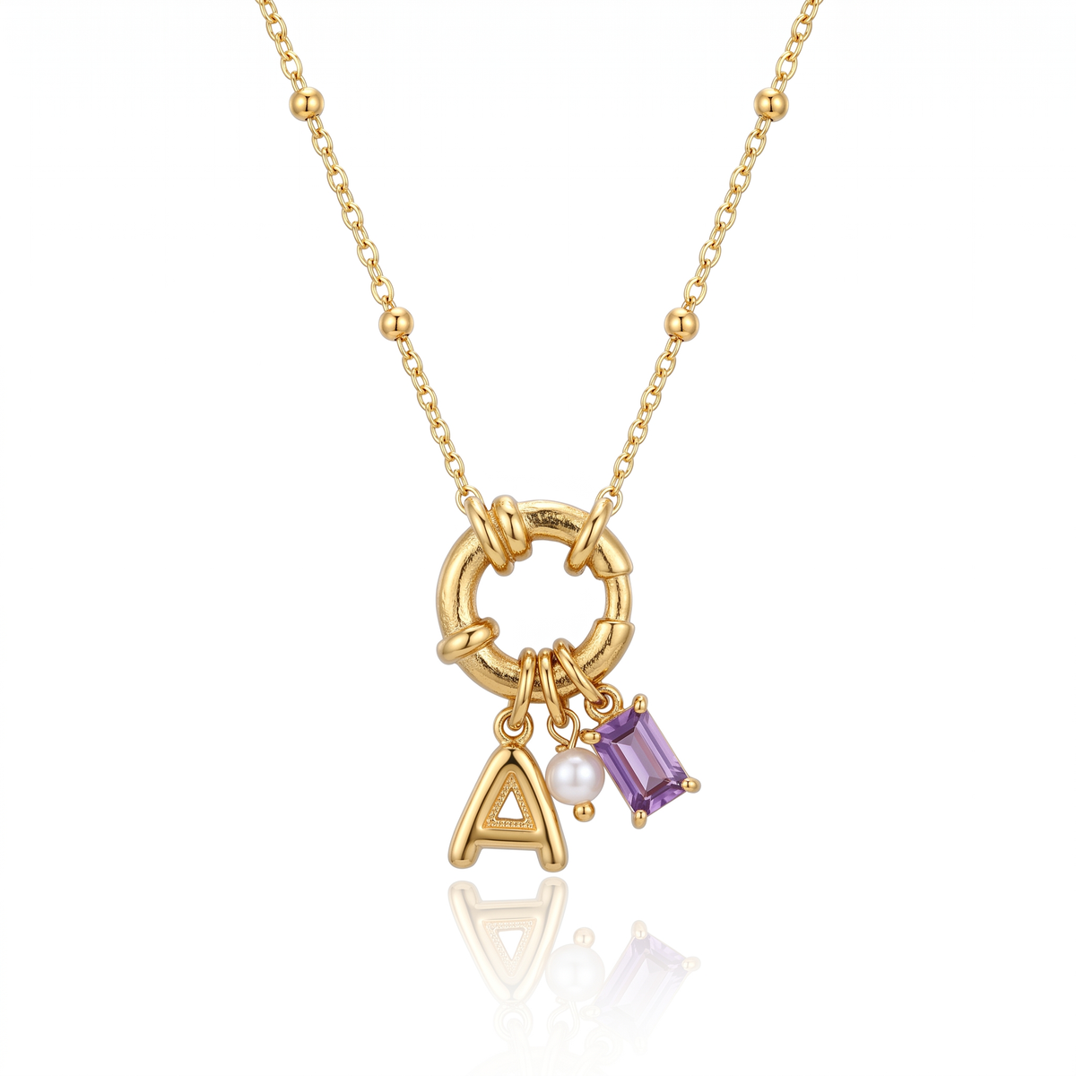 Collier Lettre & Envie