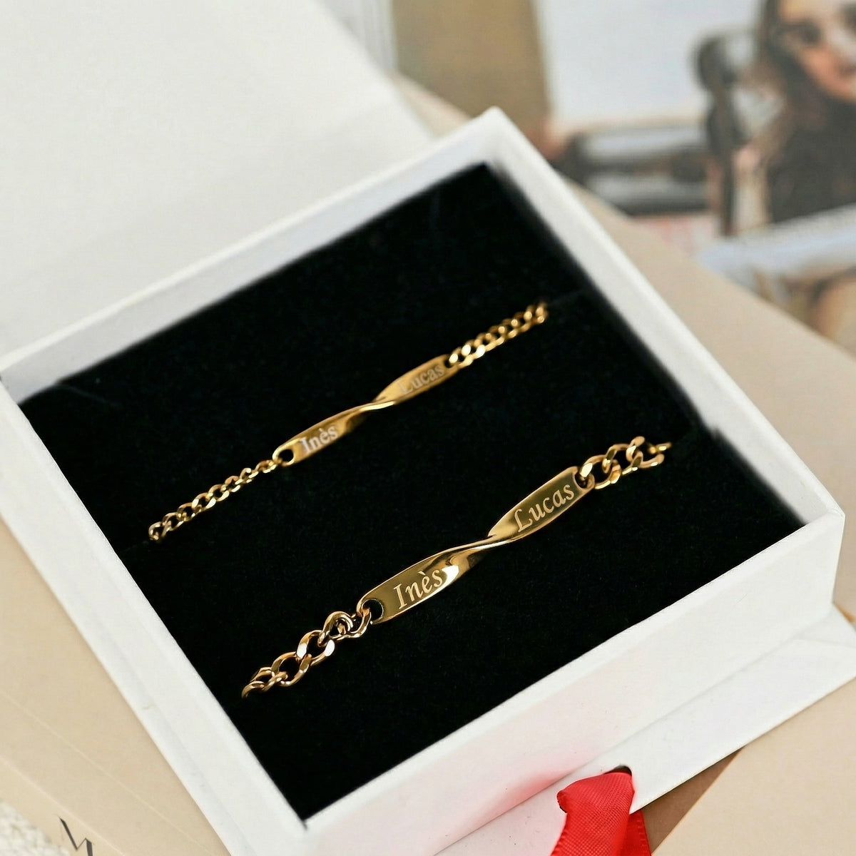 Bracelets « Toi & Moi » – Nos deux prénoms