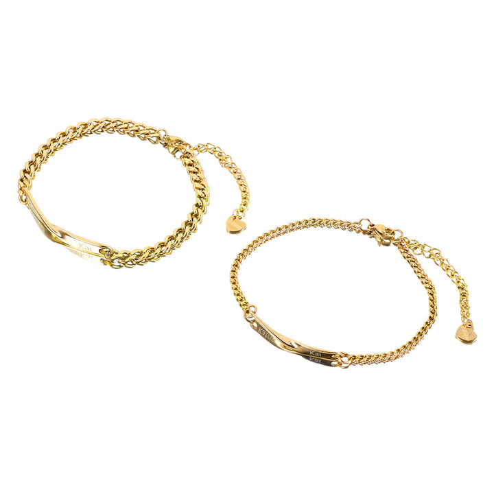 Bracelets « Toi & Moi » – Nos deux prénoms