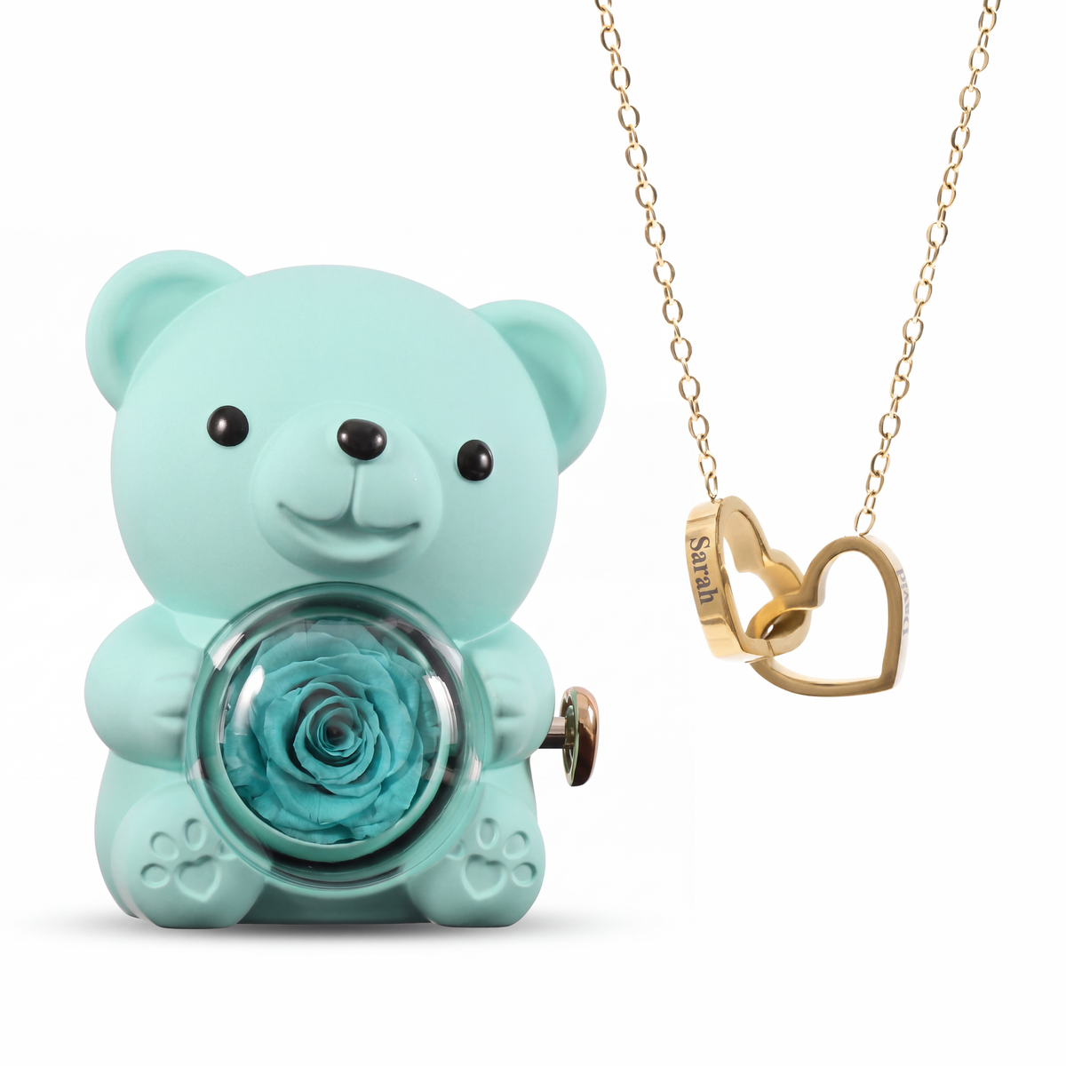 Ours Éternel & Collier Personnalisé