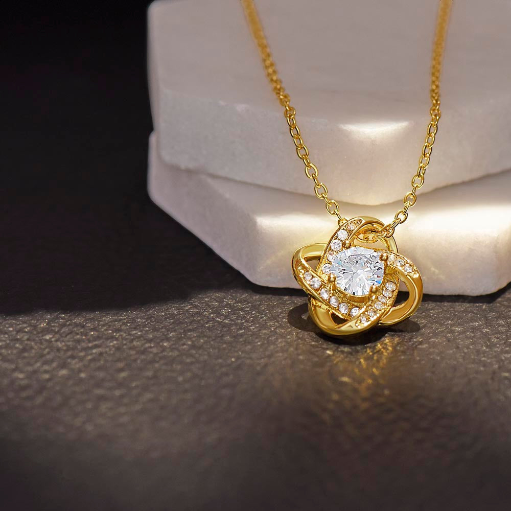 À ma fille – Collier Nœud d'Amour « Vieux Lion »
