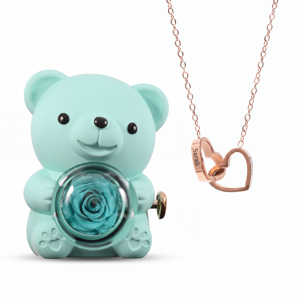 Ours Éternel & Collier Personnalisé