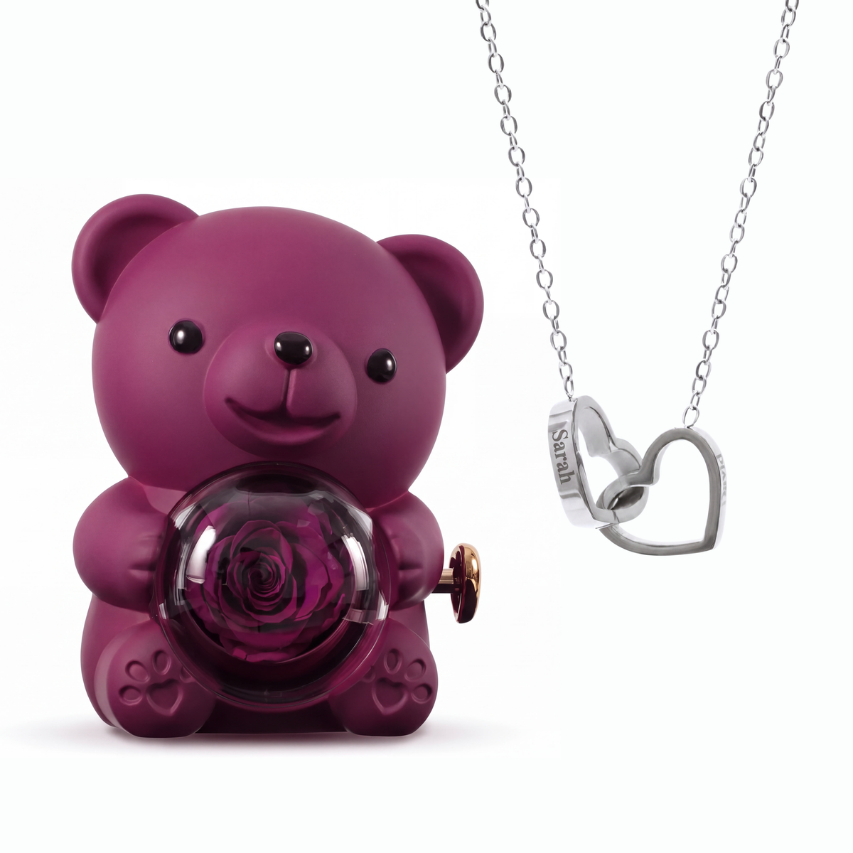 Ours Éternel & Collier Personnalisé