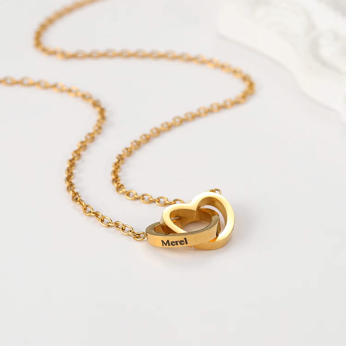 Rose Tournante & Collier Personnalisé