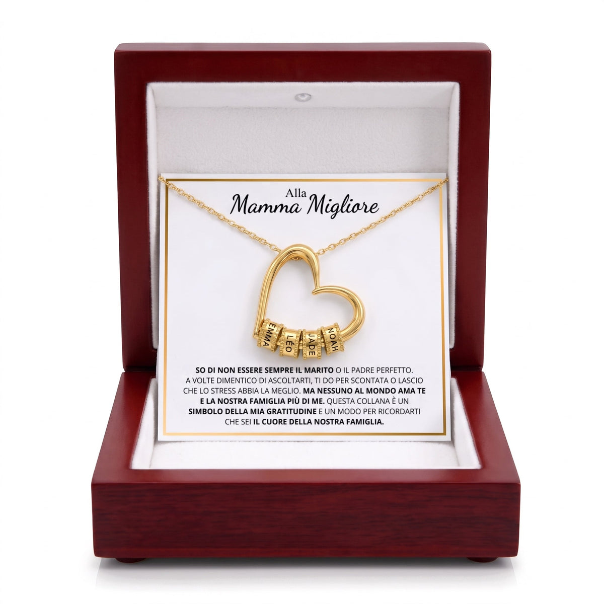 Cofanetto Alla mamma migliore, collana oro #src_72130948301137 #Langue_it