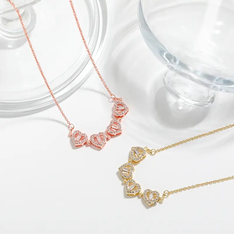 Collier trèfle coeurs - Soraya Memories