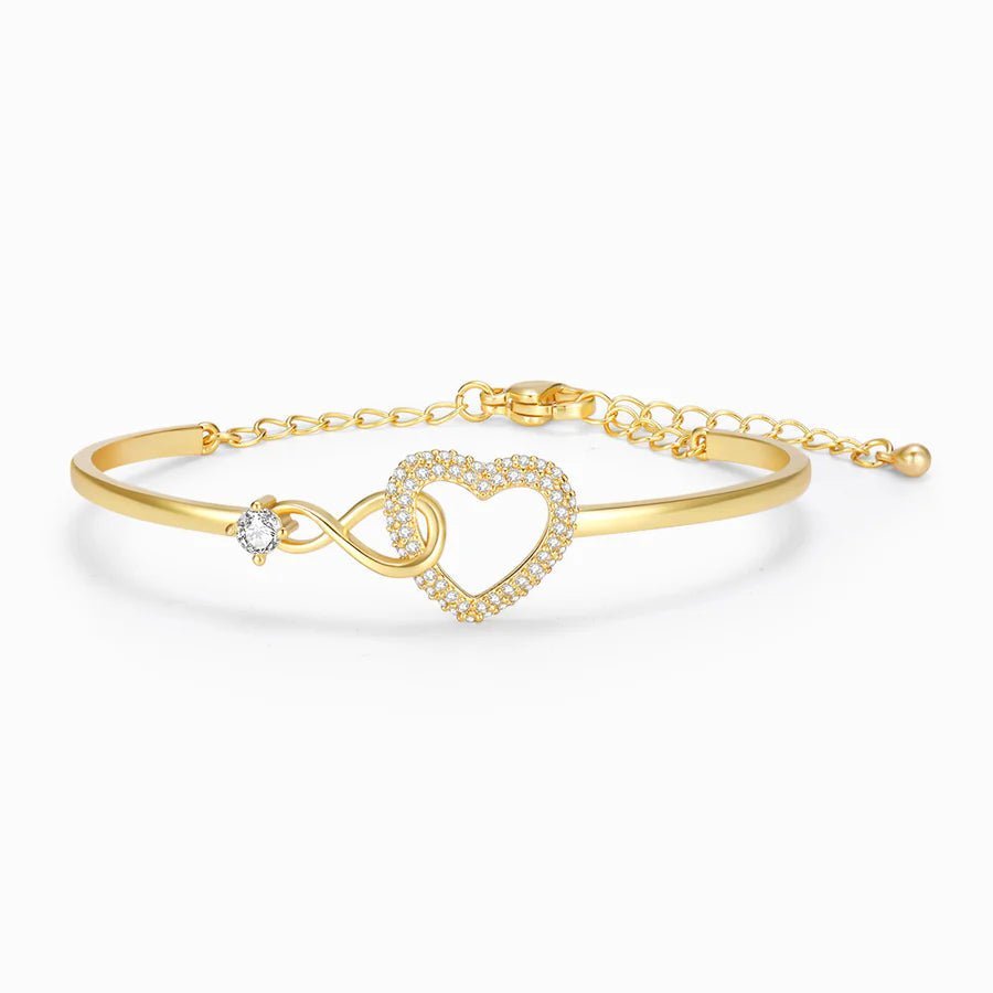 À ma fille – Bracelet Cœur Infini