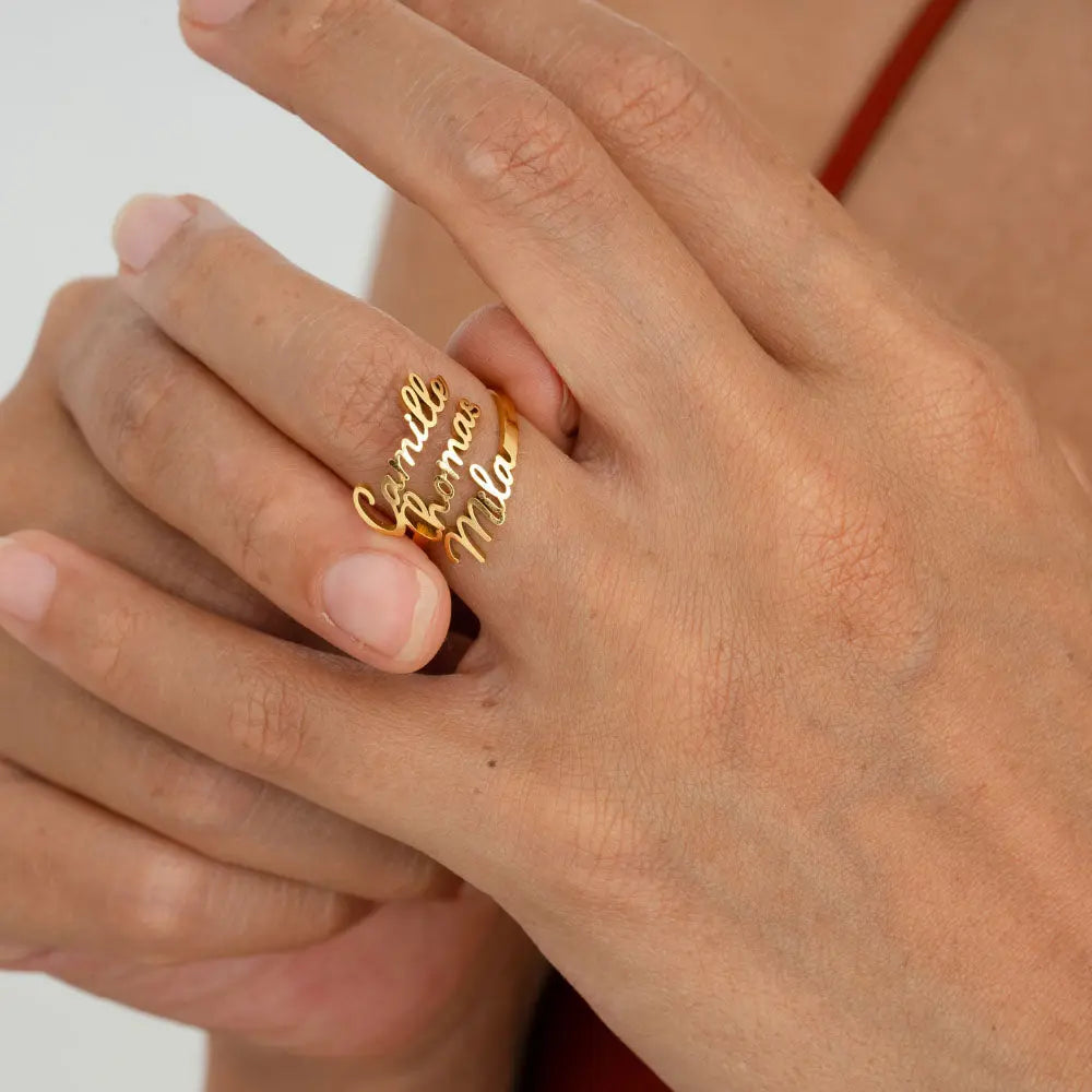 Bague Prénoms Personnalisée
