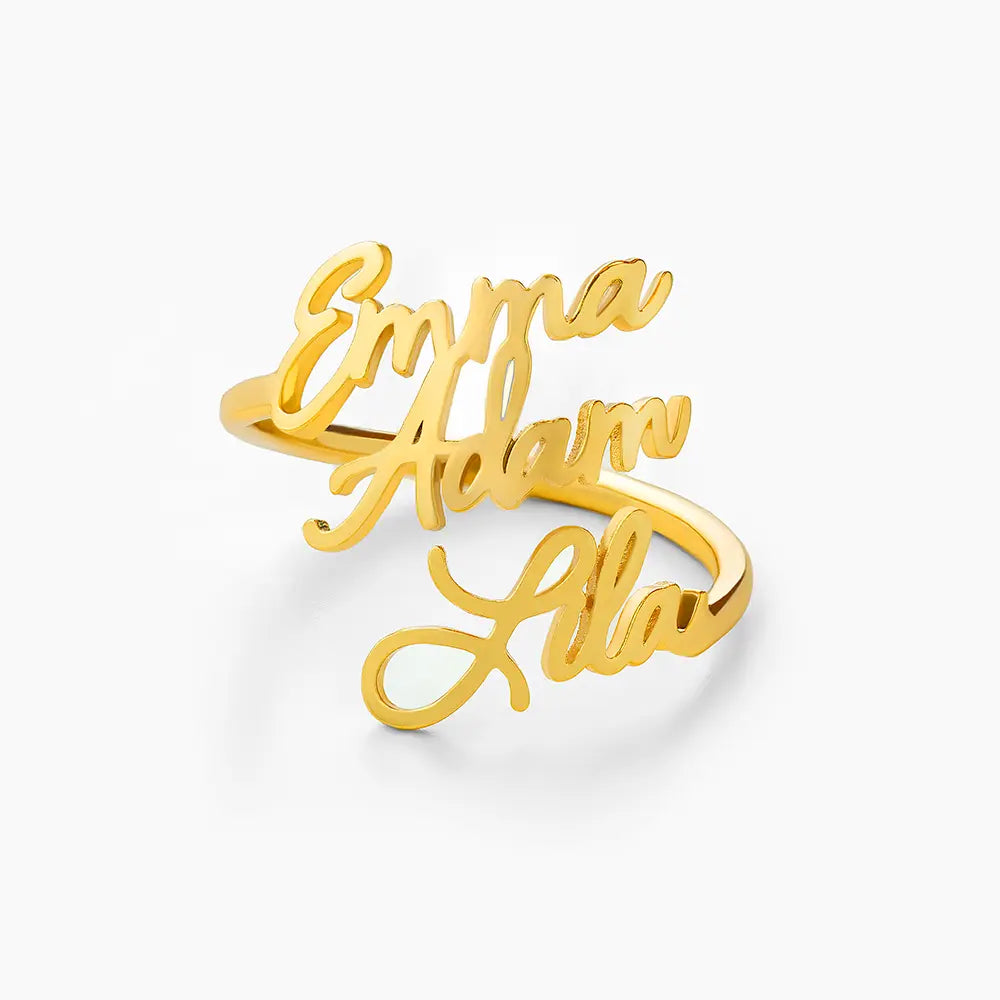 Bague Prénoms Personnalisée