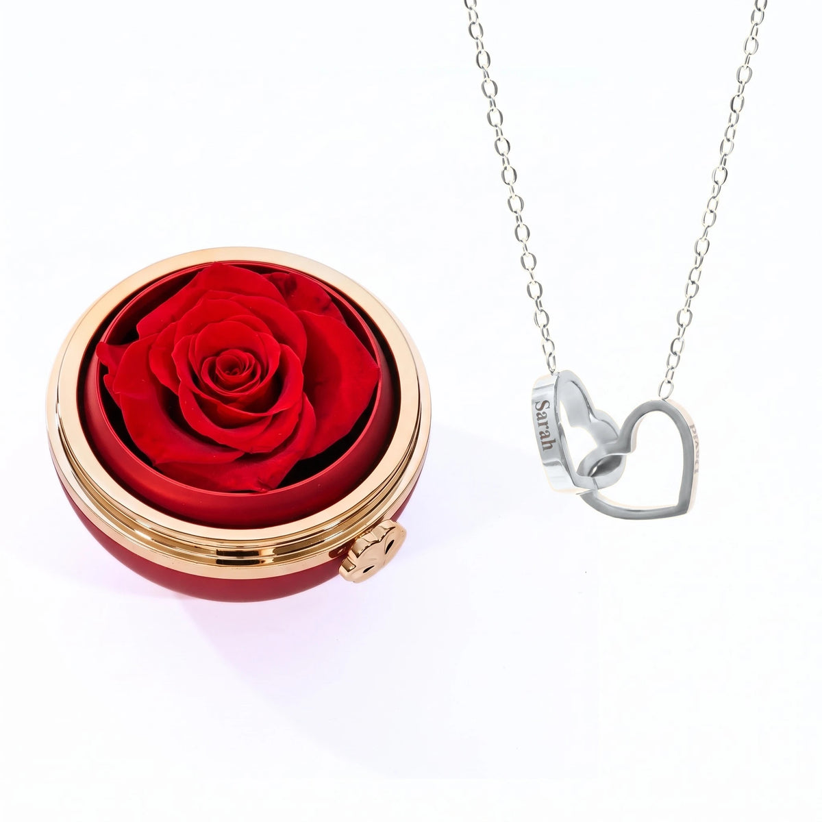 Eternal Passion & Personalized Necklace