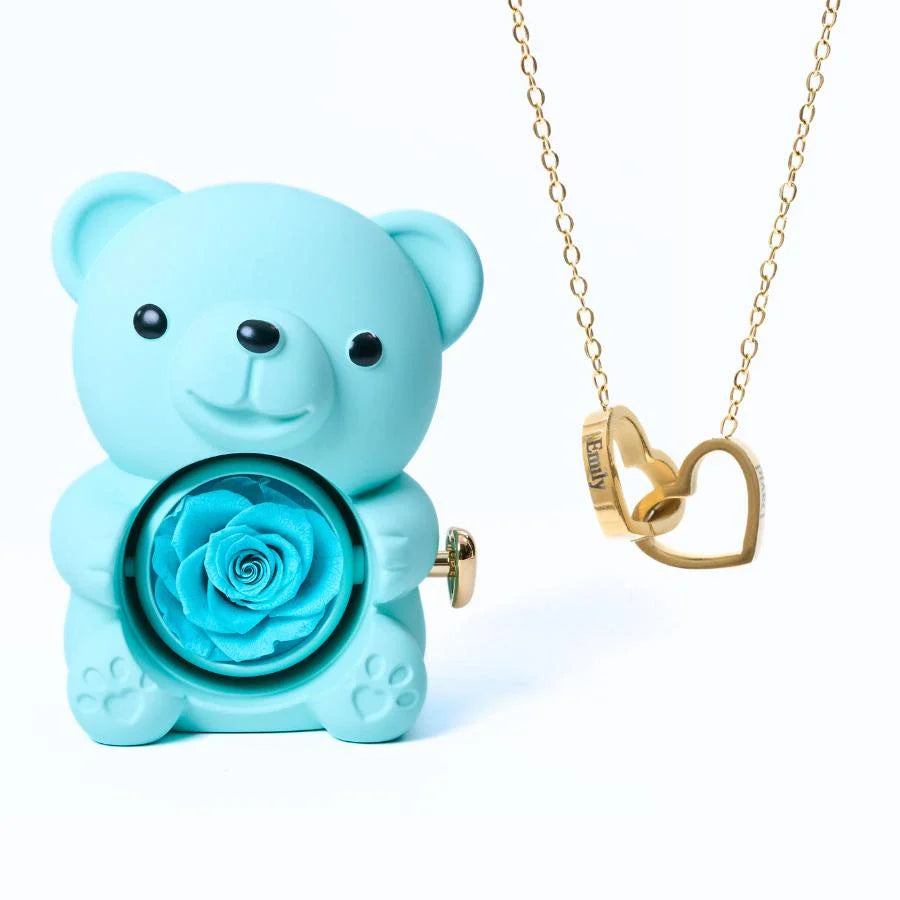 Collier Personnalisé & Ours Éternel