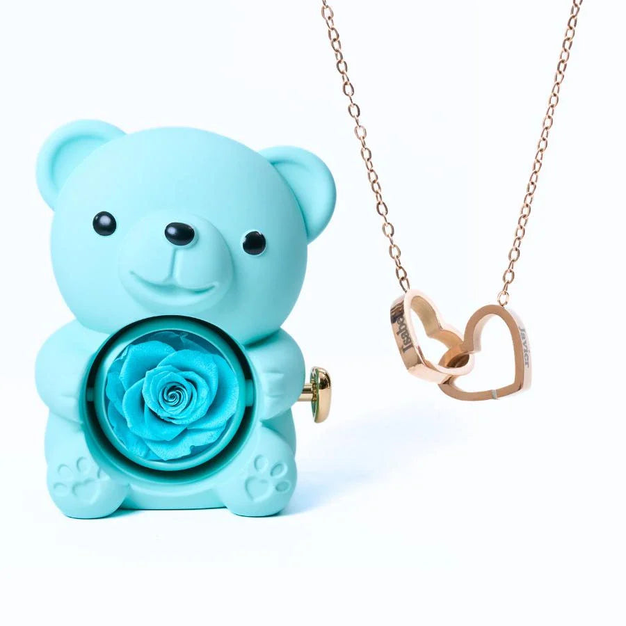 Collier Personnalisé & Ours Éternel