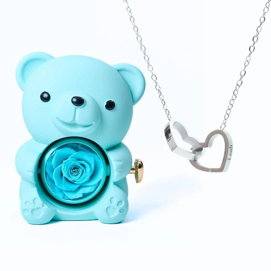 Collier Personnalisé & Ours Éternel