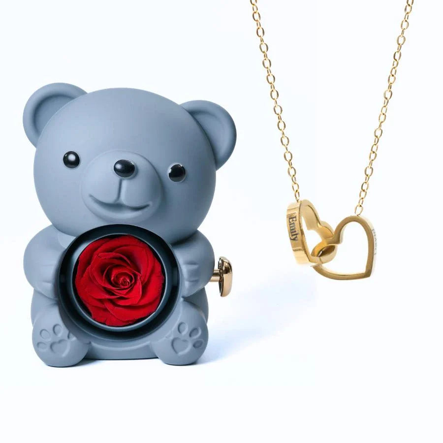 Collier Personnalisé & Ours Éternel