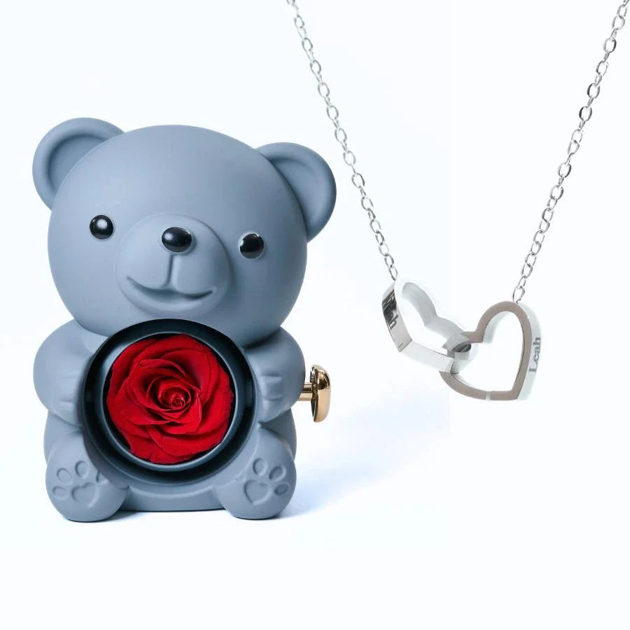 Collier Personnalisé & Ours Éternel
