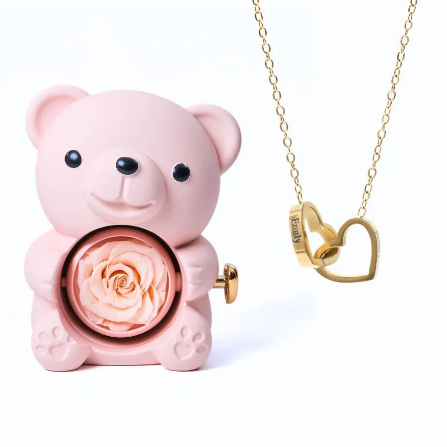 Collier Personnalisé & Ours Éternel