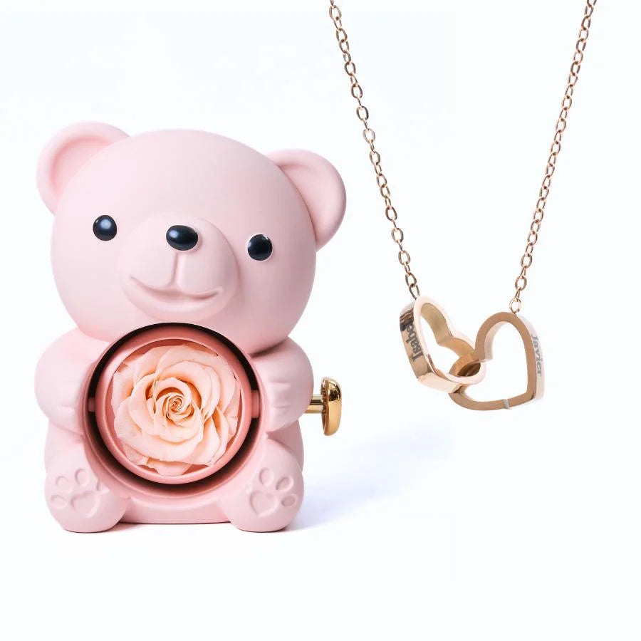 Collier Personnalisé & Ours Éternel