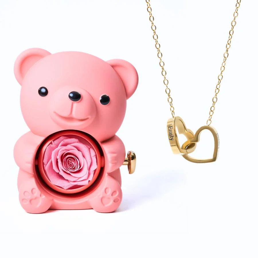 Collier Personnalisé & Ours Éternel