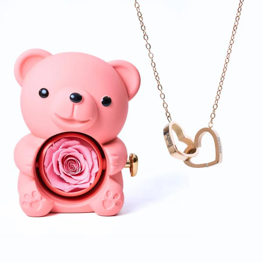 Collier Personnalisé & Ours Éternel