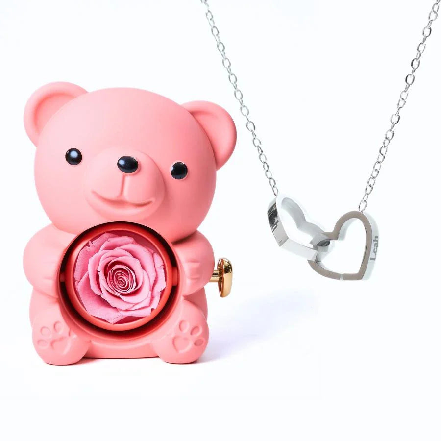 Collier Personnalisé & Ours Éternel