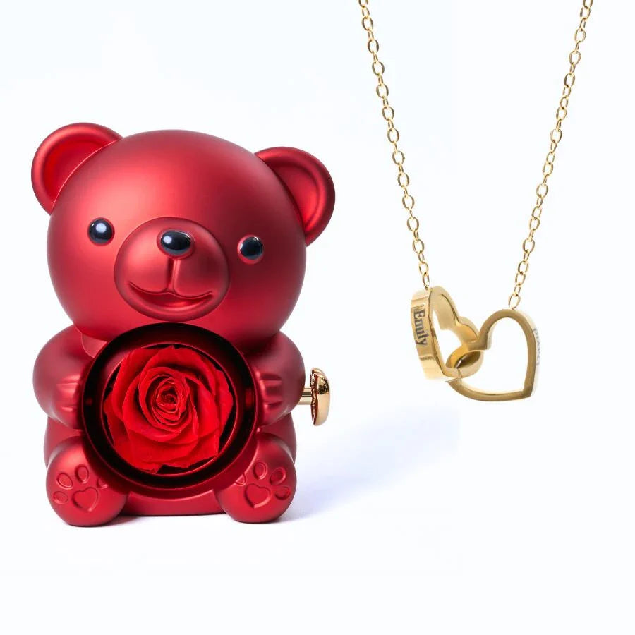 Collier Personnalisé & Ours Éternel
