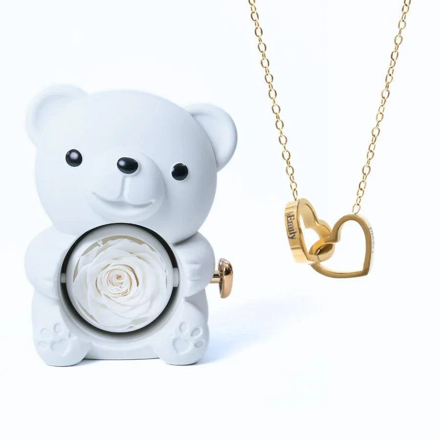 Collier Personnalisé & Ours Éternel