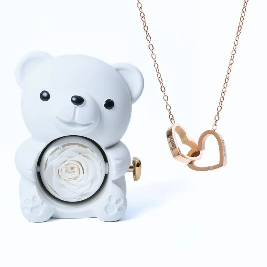 Collier Personnalisé & Ours Éternel