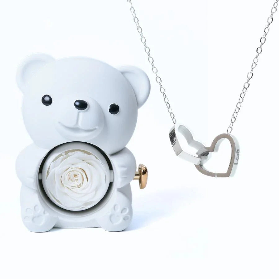 Collier Personnalisé & Ours Éternel