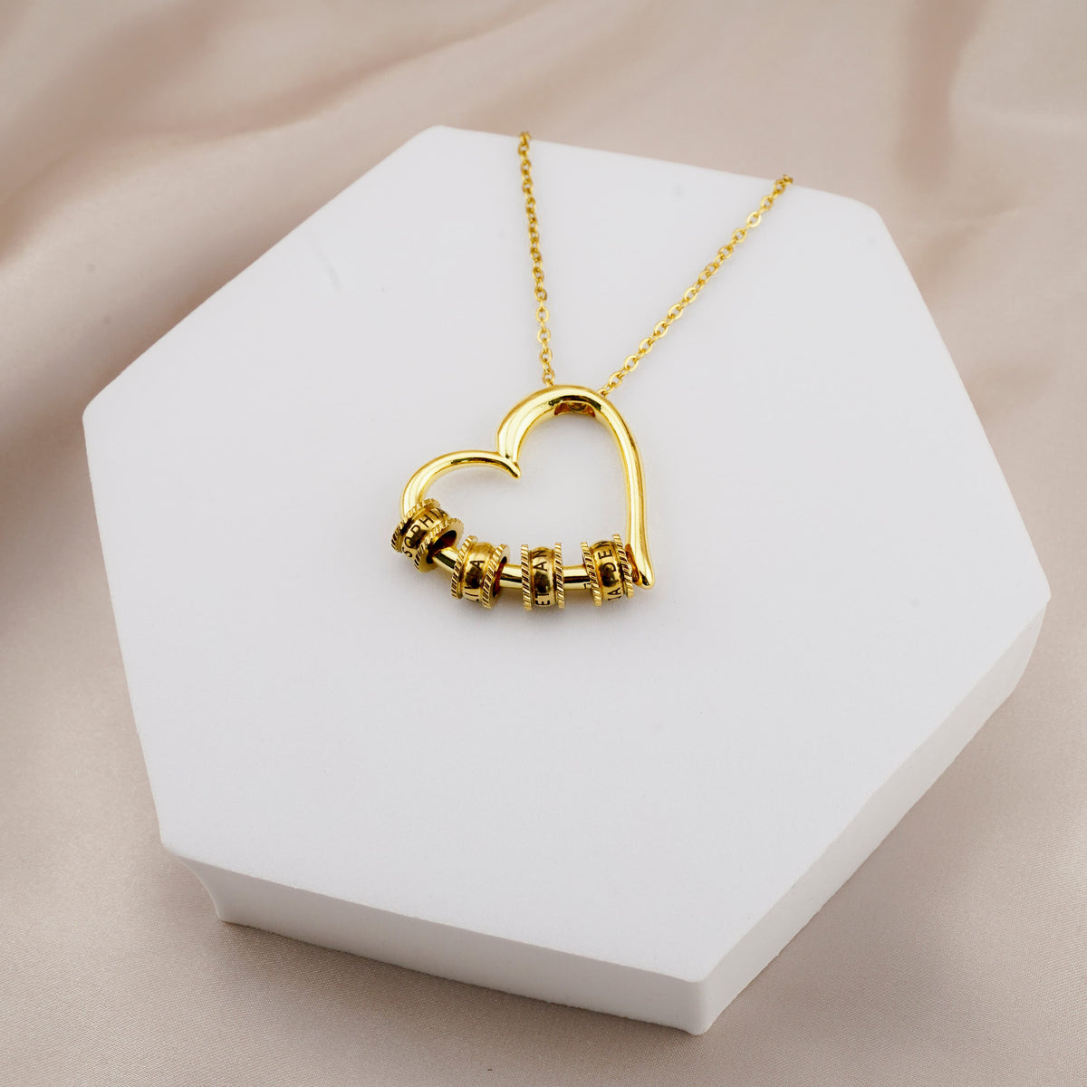 À ma femme – Collier Cœur de notre Famille