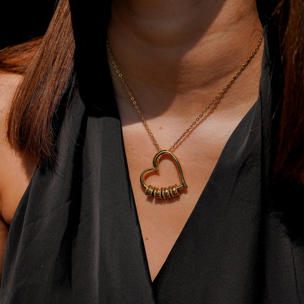 À ma femme – Collier Cœur de notre Famille