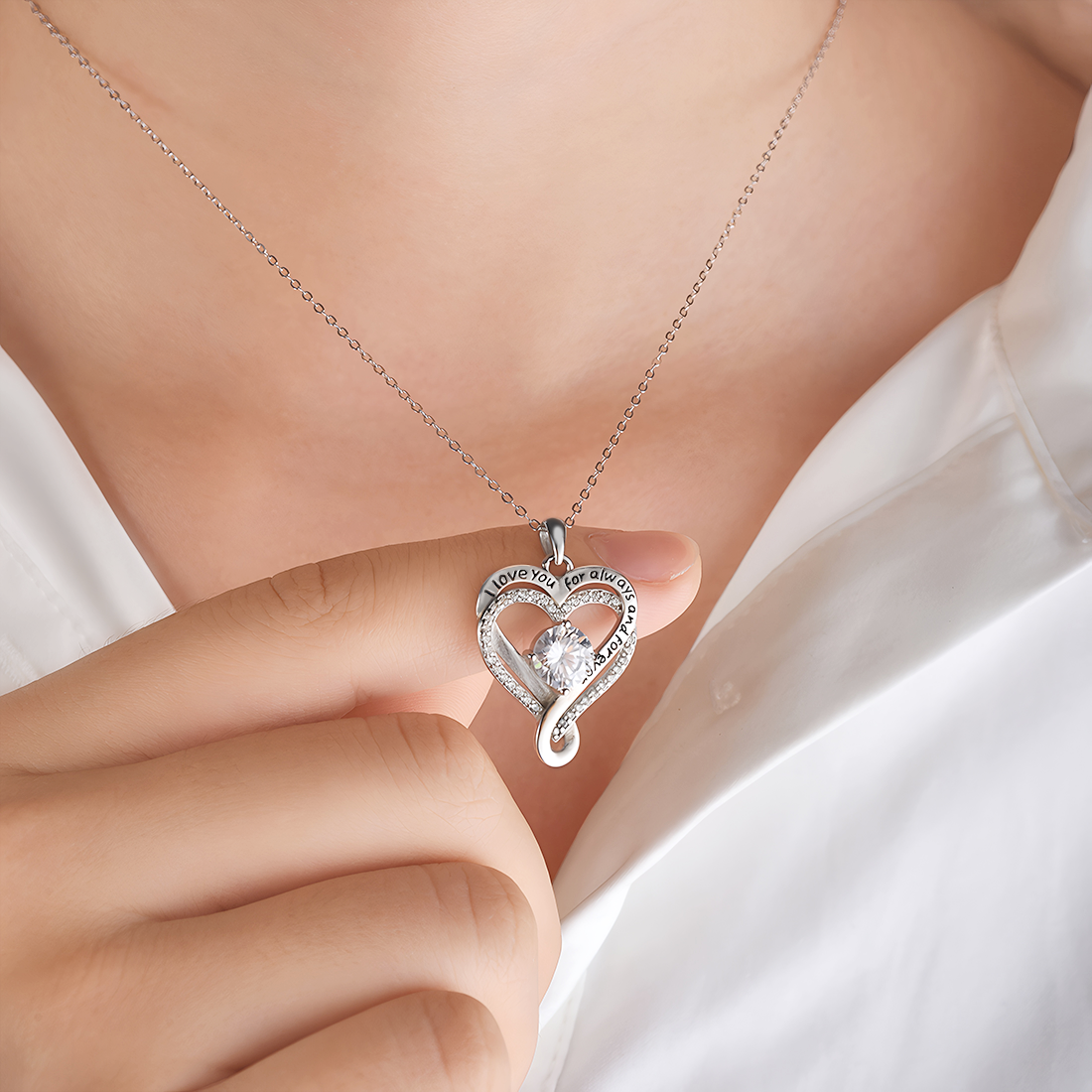 À ma femme – Collier Cœur Pour Toujours