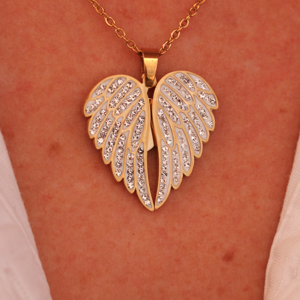 Collier Ange personnalisée