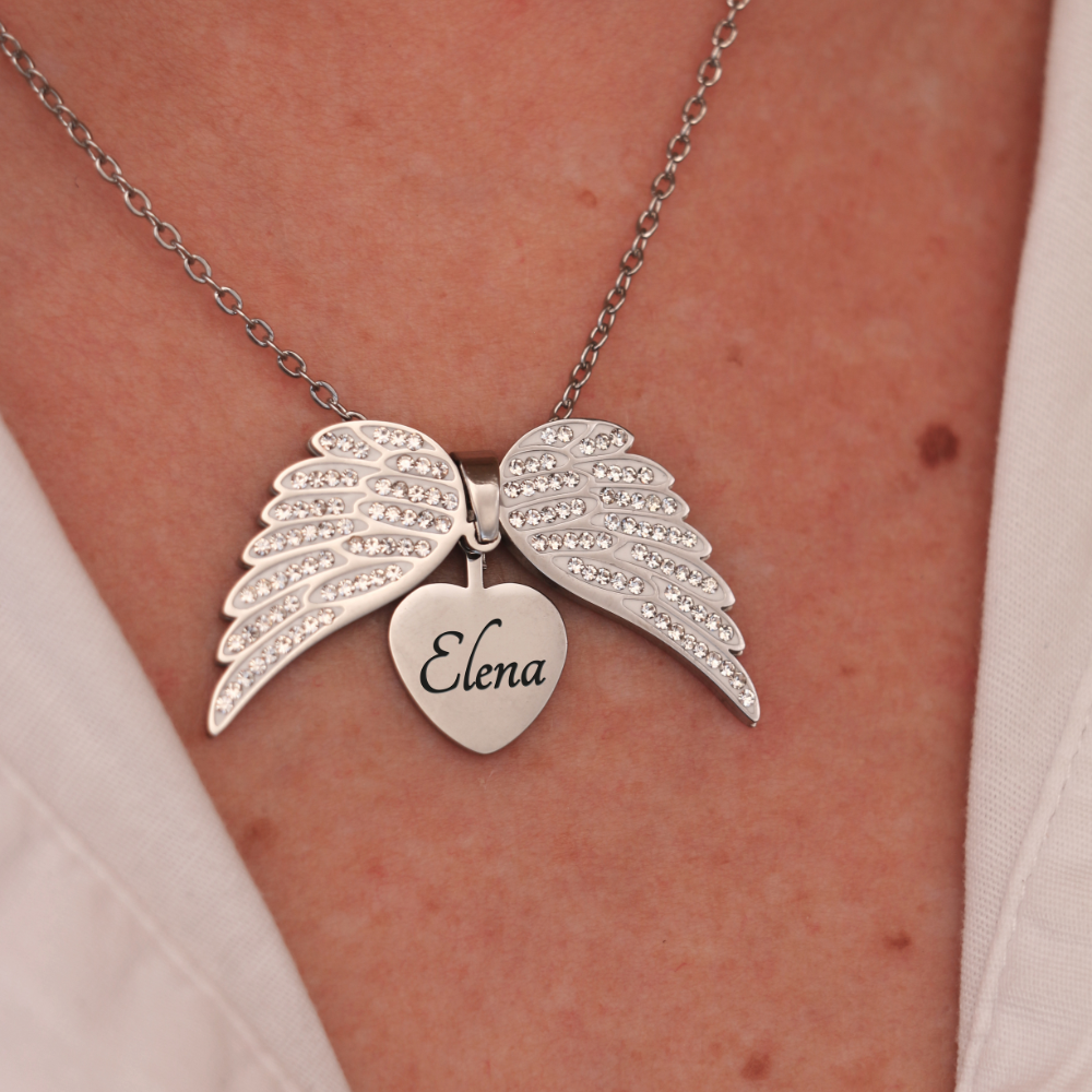 Collier Ange personnalisée