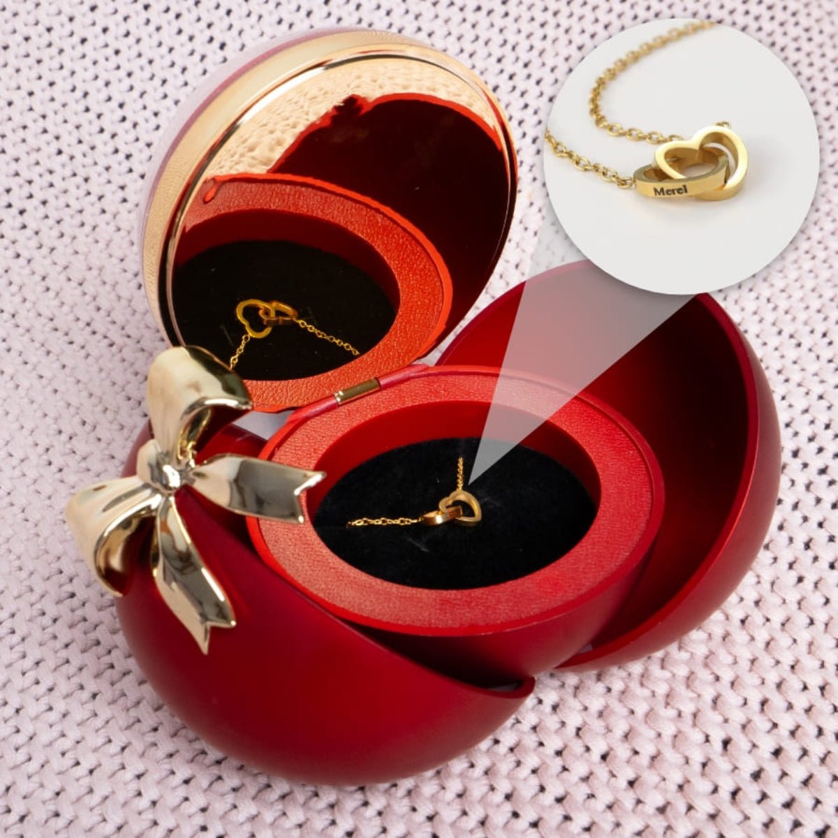 Globe éternel & Collier personnalisé